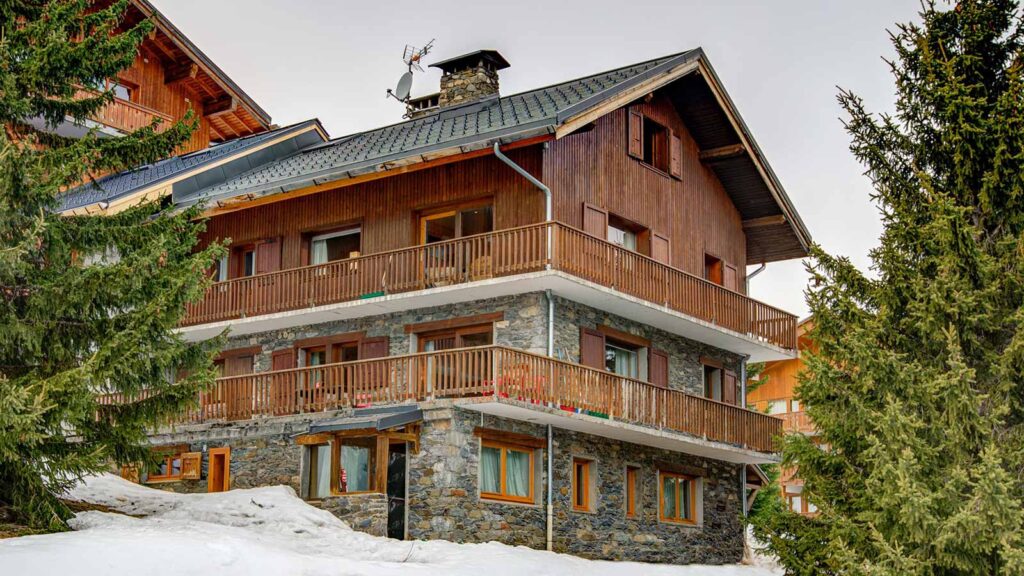 Meribel ski chalets - image of one of the catered chalets