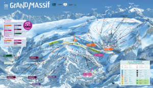 The Grand Massif Piste Map